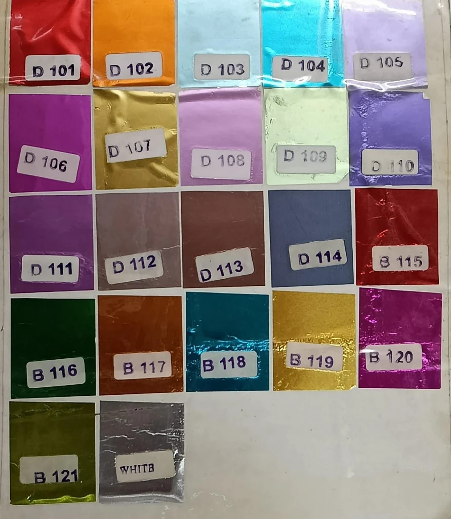 Solid Metallic & Colored Cut Sheets